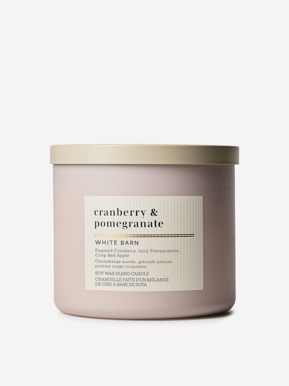 ✨🆕 Bath & Body Works White Barn - Cranberry & Pomegranate 3-Wick Candle ✨